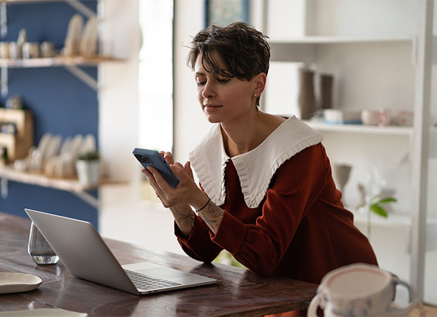 A CBD store owner using chargeback management services on a American PaySave POS system 